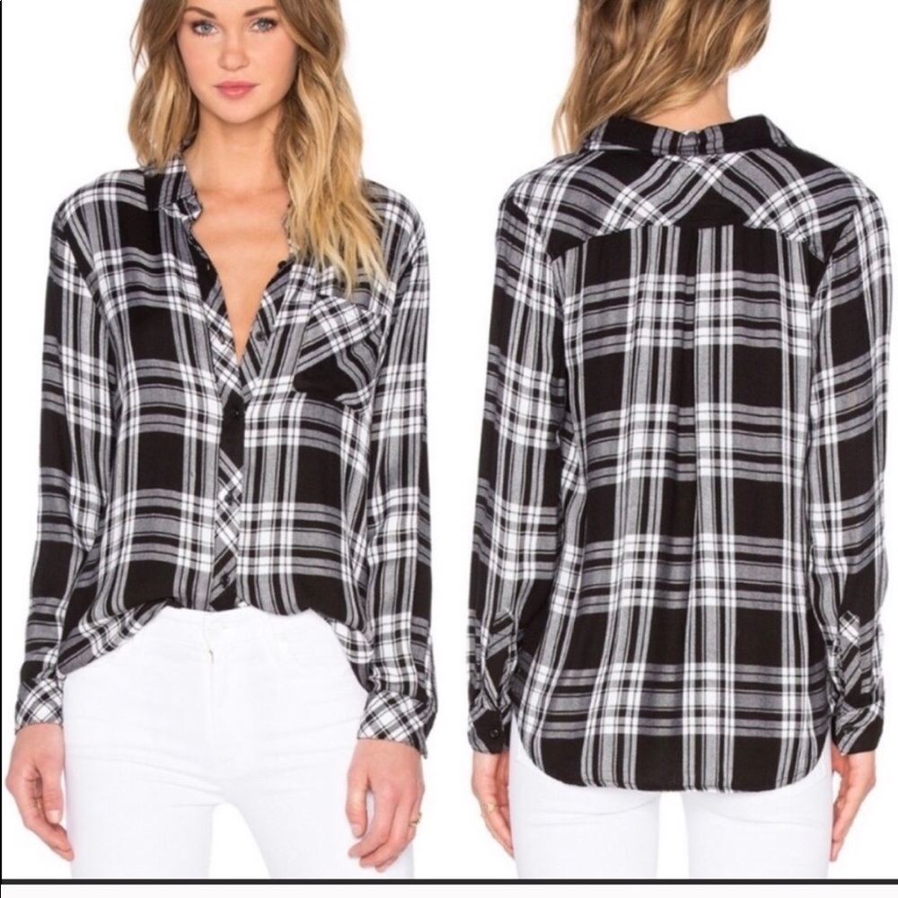 Rails plaid shirt size small